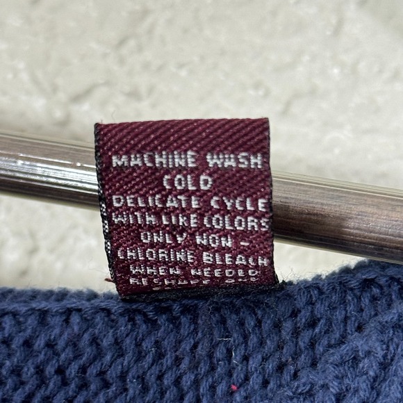 Vtg 90s Sweater XL John Ashford 100% Cotton Rugby Ivy Leage Preppy Old Money Y2K - Picture 9 of 12